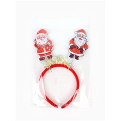 Ободок карнавальный новогодний «Дедушка Мороз»