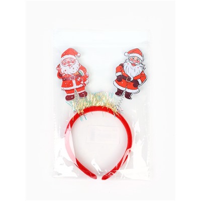 Ободок карнавальный новогодний «Дедушка Мороз»