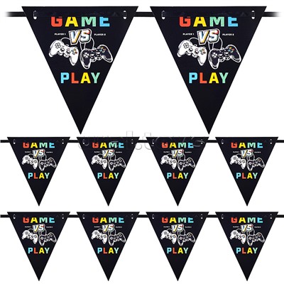 Флажки-растяжка "Игра"