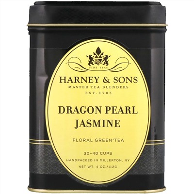 Harney & Sons, Dragon Pearl Jasmine Tea, 4 oz