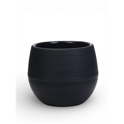 Горшок для цветов «Япония», 3 л, пластиковый, графитовый