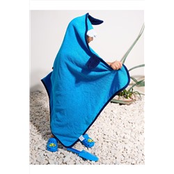 Полотенце детское текстильное с капюшоном для мальчиков PLAYTODAY, 851322