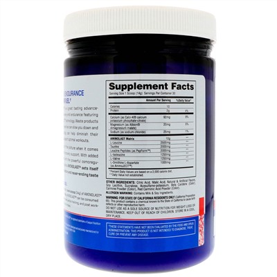 Gaspari Nutrition, Aminolast, супер-BCAA для восстановления и выносливости, фруктовый пунш, 420 г (14,8 унций)