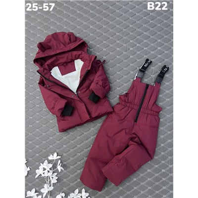 Костюм B22 бордовый