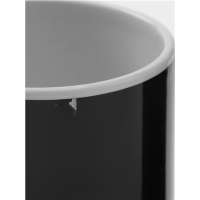 Кружка - хамелеон Доляна «Полнолуние», 350 мл, керамика, чёрная