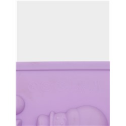 Форма для конфет и шоколада новогодняя Доляна «Ёлочки - иголочки», силикон, 30×17.3×1.3 см, 15 ячеек, сиреневая