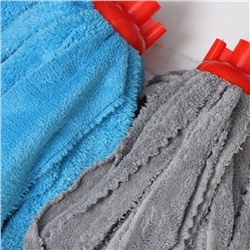 Насадка для швабры ленточная Доляна «Юбочка», микрофибра, 28×7×7 см, МИКС