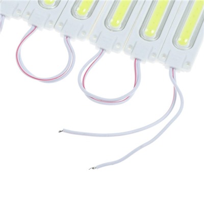 Светодиодный модуль SMD5730, 2 Вт, COB, 190 Лм, IP65, 8500К, 12 В, белый, набор 20 шт.