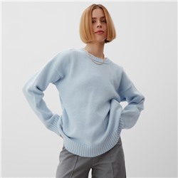 Джемпер женский MINAKU: Knitwear collection, светло-голубой, размер 46-48
