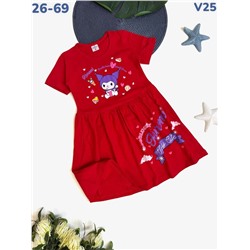 Платье V25 красный