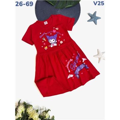 Платье V25 красный
