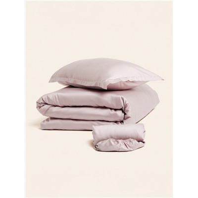 Пододеяльник 1.5-спальный SL Home, 150×220 см, пудровый, тенсель