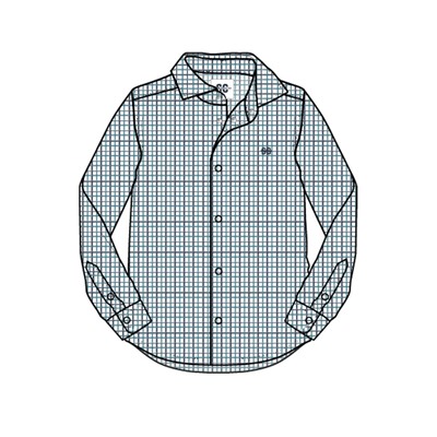 Сорочка текстильная для мальчиков (regular fit)