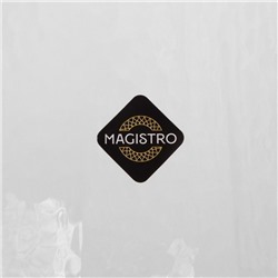 Бокалы для вина Magistro «Дарио», 500 мл, 10×25 см, стекло, набор 6 шт., прозрачные
