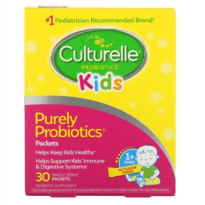 Culturelle, чистые пробиотики для детей, 30 порционных пакетиков
