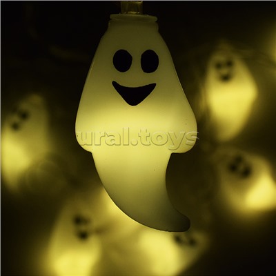 Электрогирлянда Привидения, 2м, 10 ламп