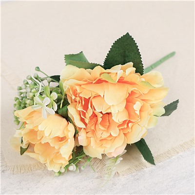 Цветок искусственный 30 см / W394117 /уп 160/640/ (Желтый)