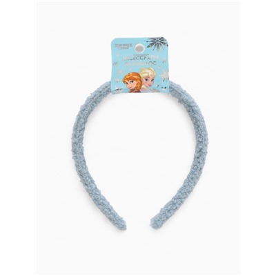 Ободок для волос плюшевый, голубой, Холодное сердце