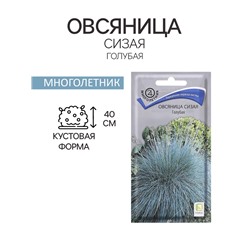Семена цветов Овсяница "Сизая", Голубая, 0,1гр.