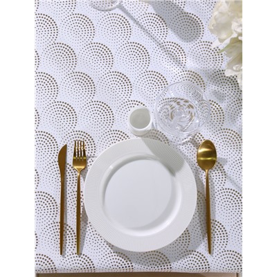 Скатерть «Этель» с тиснением, 100×140±5 см, 100% п/э, 120 г/м²