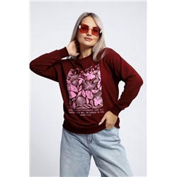 Толстовка 80047 (Бордовый)