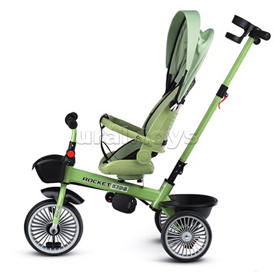 Велосипед 3-х колесный, зеленый