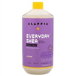 Everyday Shea, Bubble Bath, Lavender, 32 fl oz (950 ml)