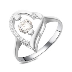 Кольцо, куб.циркон., BY-3279