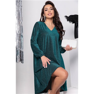 Платье "Мари" (темная бирюза) П7567