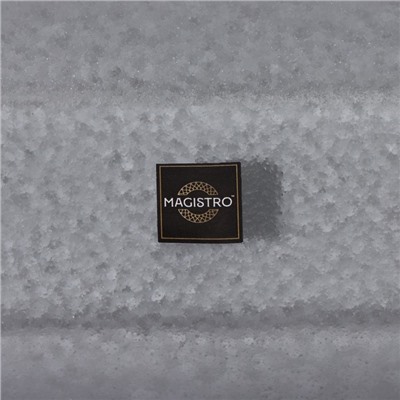 Блюдо стеклянное сервировочное Magistro «Авис», 32.5×9.5×4 см