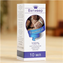 Эфирное масло «Ветивер», флакон-капельница, аннотация, 10 мл