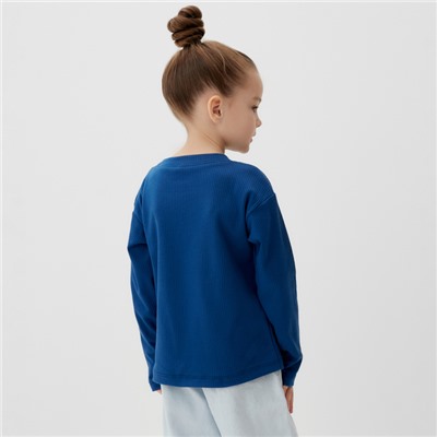 Лонгслив детский KAFTAN Blueberry, размер 30 (98-104 см)