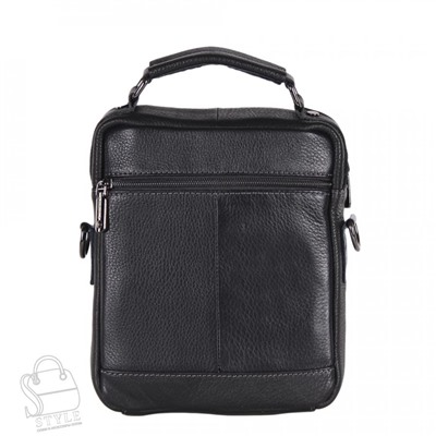 Сумка мужская кожаная 67716 black Zinimxs