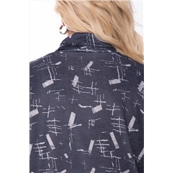 Костюм "Клавдия" (синий/абстракция) К7455