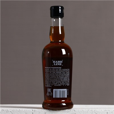 Гель для душа коньяк «Настоящему мужику», 500 мл, аромат сандала и бергамота, HARD LINE