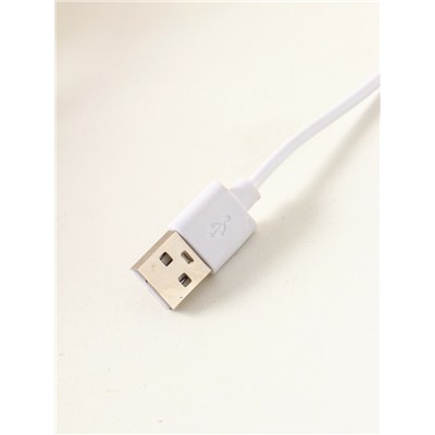 Световая фигурка стекло «Шар. Голограмма: Лотос», 6×LED, d=6 см, крутится, USB, 7×7×10 см