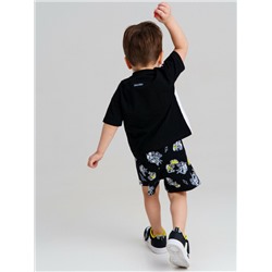 Комплект детский трикотажный для мальчиков: фуфайка (футболка), шорты