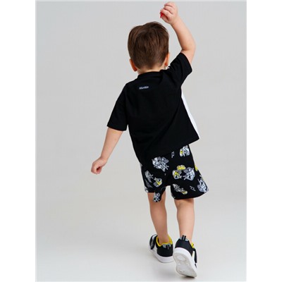 Комплект детский трикотажный для мальчиков: фуфайка (футболка), шорты