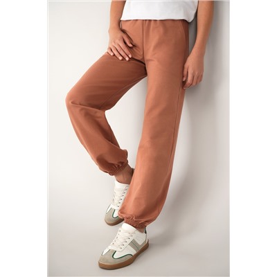 Брюки джоггеры из футера для девочки Happyfox