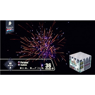 Фейерверк VH100-36-01 Ратуша / Stadhius (1" х 36)