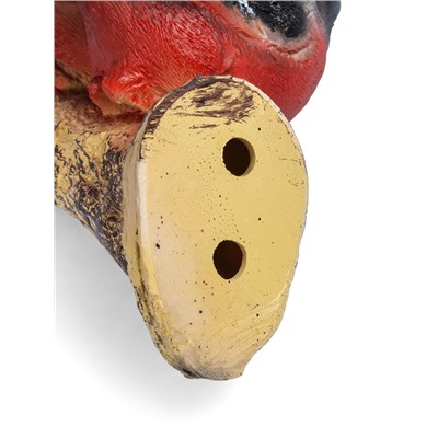 Садовая фигура из полистоуна «Снегири на ветке», подвесная, 15×12×12 см