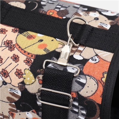 Сумка - переноска каркасная «Кошки», размер L, 53×21×29 см