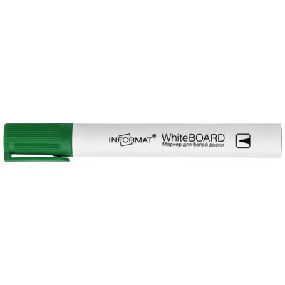Маркер для магнитной доски "ДОСКА/BOARD" круглый 3,00 WRR03G зеленый inФОРМАТ