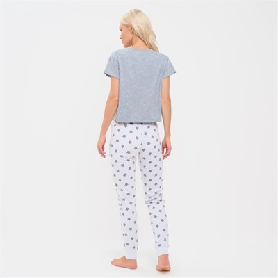 Пижама женская (футболка, брюки) KAFTAN Fresh style, размер 40-42
