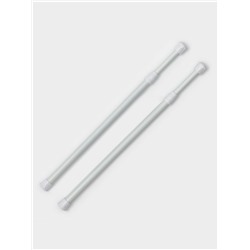 Набор карнизов универсальных, 31-52 см, белый