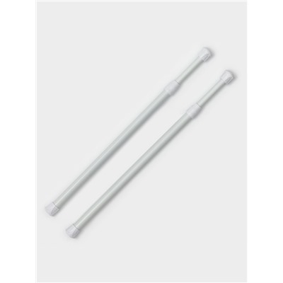 Набор карнизов универсальных, 31-52 см, белый