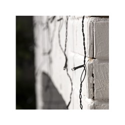 Гирлянда «Бахрома» 3×0.5 м, IP20, тёмная нить, 80 LED, свечение фиолетовое, 8 режимов, 220 В