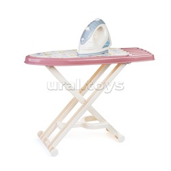 Набор игровой "Утюжок №3 с гладильной доской" (коралловый) (в сеточке)