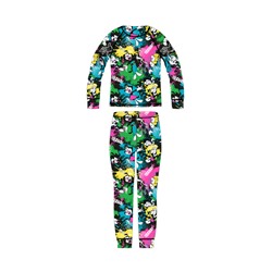 Термокомплект трикотажный для девочек: брюки, толстовка