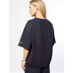 Футболка из тонкого премиального футера с эластаном